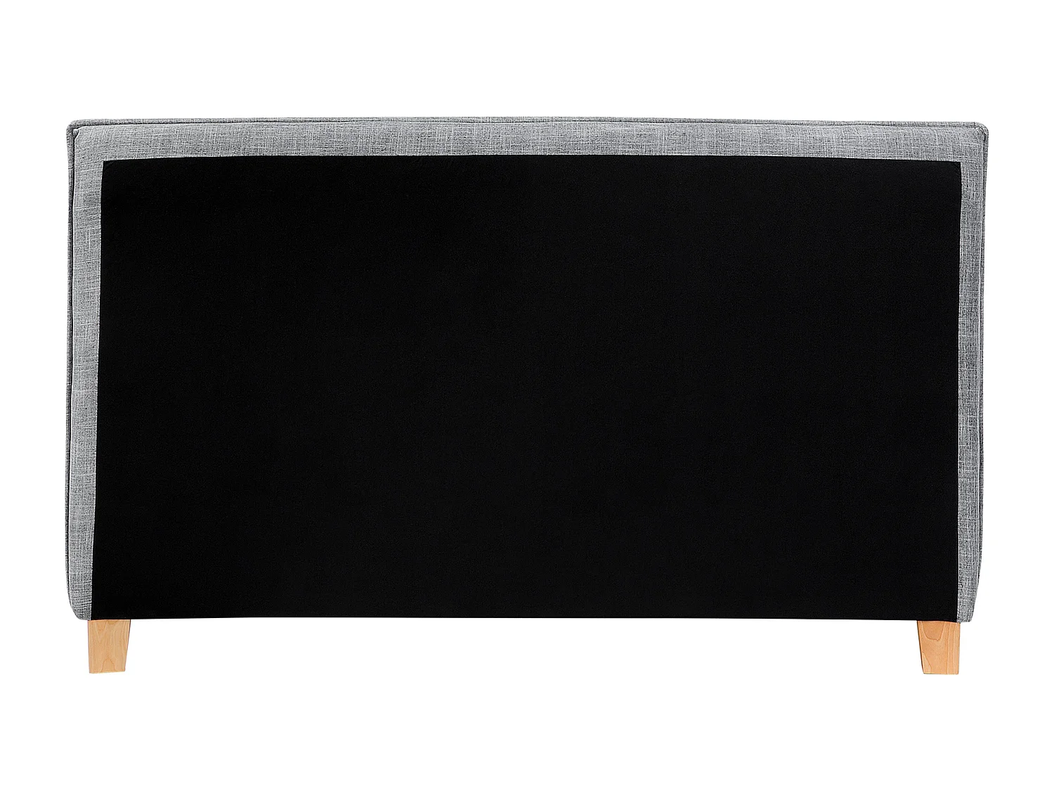 Letto Tessuto SENNEZ 160 x 200 cm Grigio chiaro