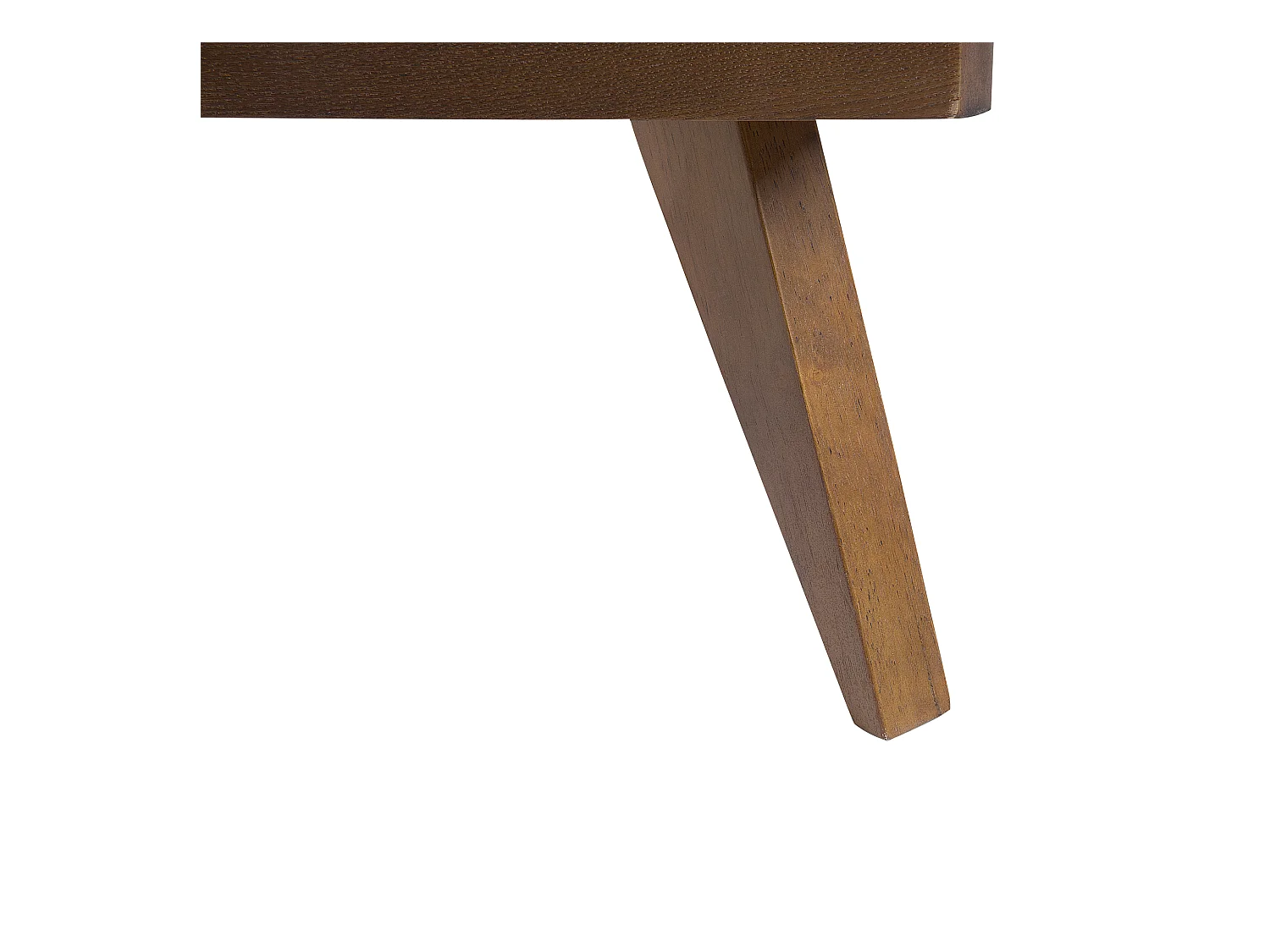 Bed zonder hoofdbord BERRIC 160 x 200 cm Donker essenhout