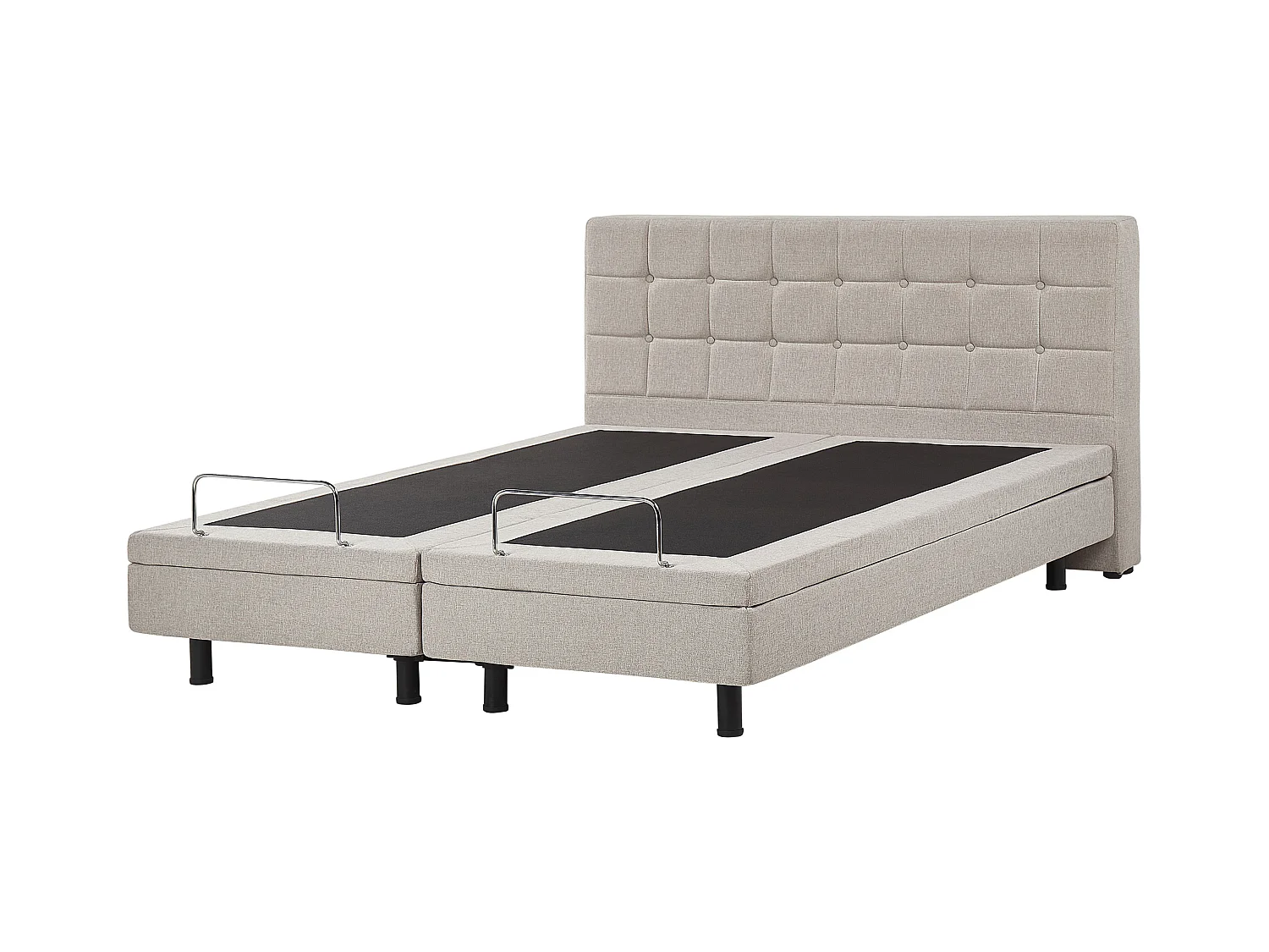 Lit réglable Tissu DUKE 180 x 200 cm Beige