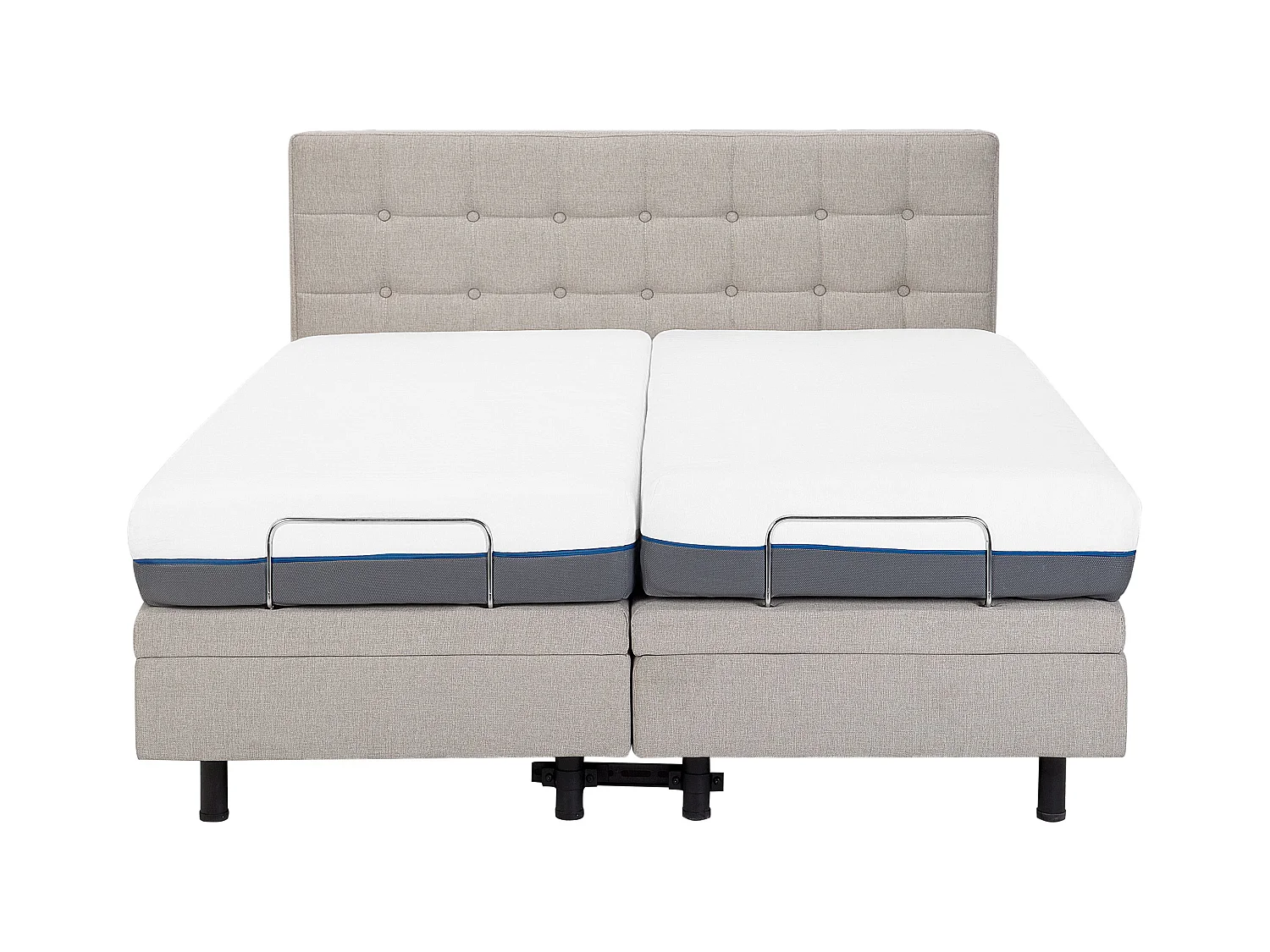 Lit réglable Tissu DUKE 180 x 200 cm Beige