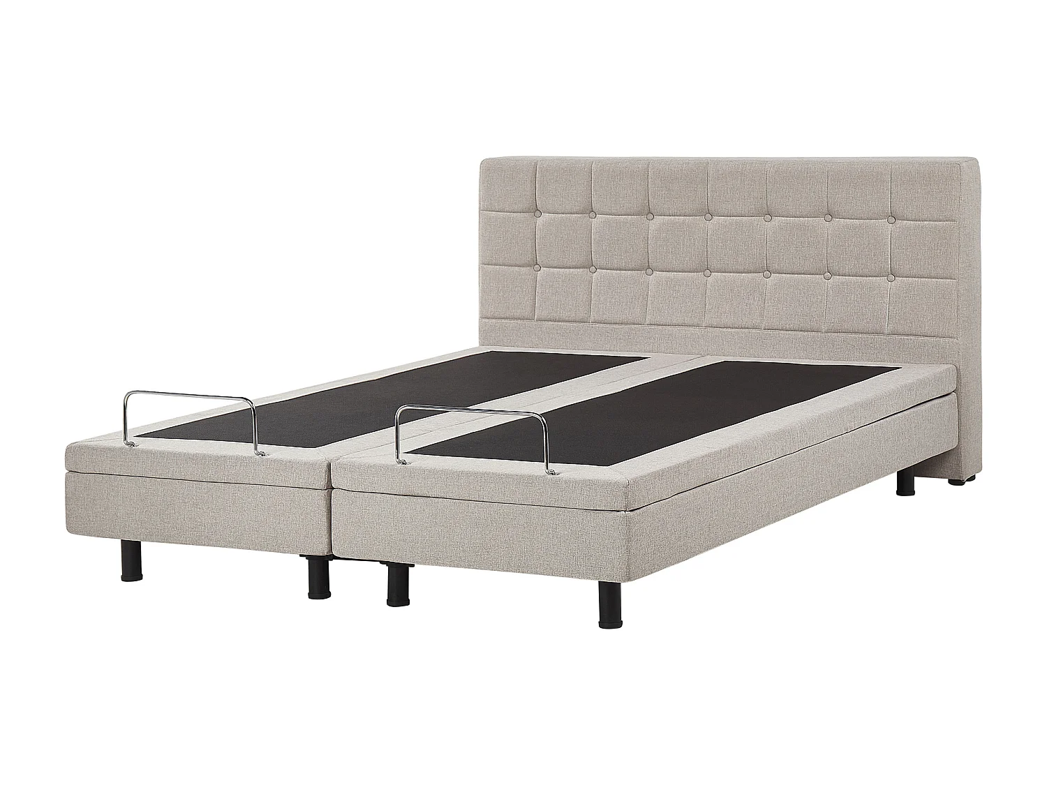 Lit réglable Tissu DUKE 180 x 200 cm Beige