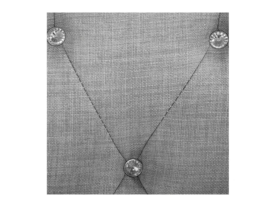 Bed met opbergruimte Stof METZ 140 x 200 cm Lichtgrijs