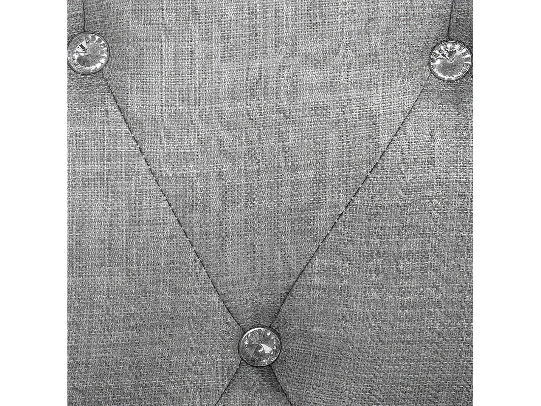 Bed met opbergruimte Stof METZ 140 x 200 cm Lichtgrijs