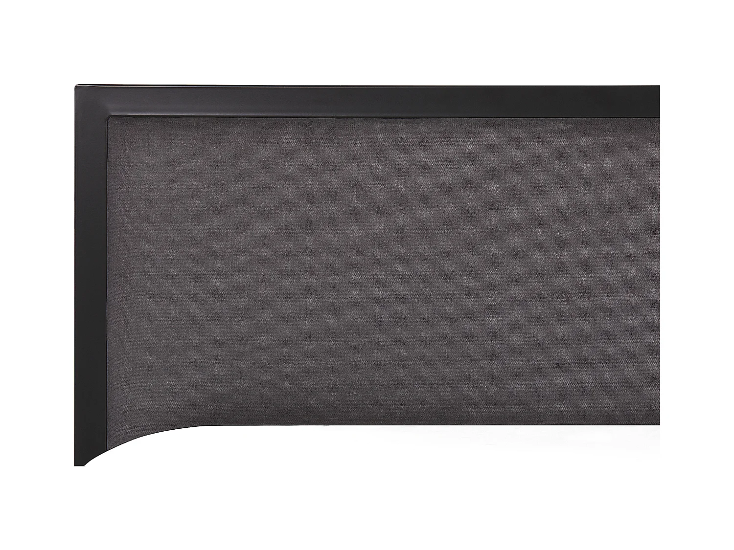 Lit avec sommier Métal CLAMART 160 x 200 cm Gris