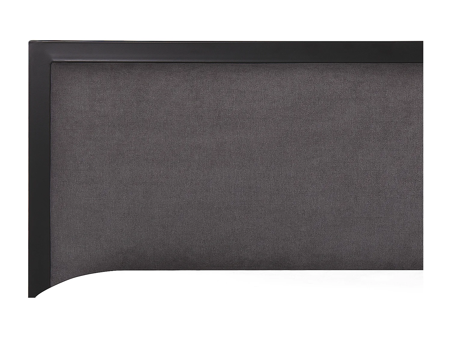 Lit avec sommier Métal CLAMART 160 x 200 cm Gris