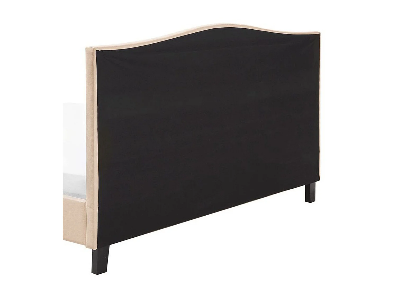 Cama Tela MONTPELLIER 160 x 200 cm Beige