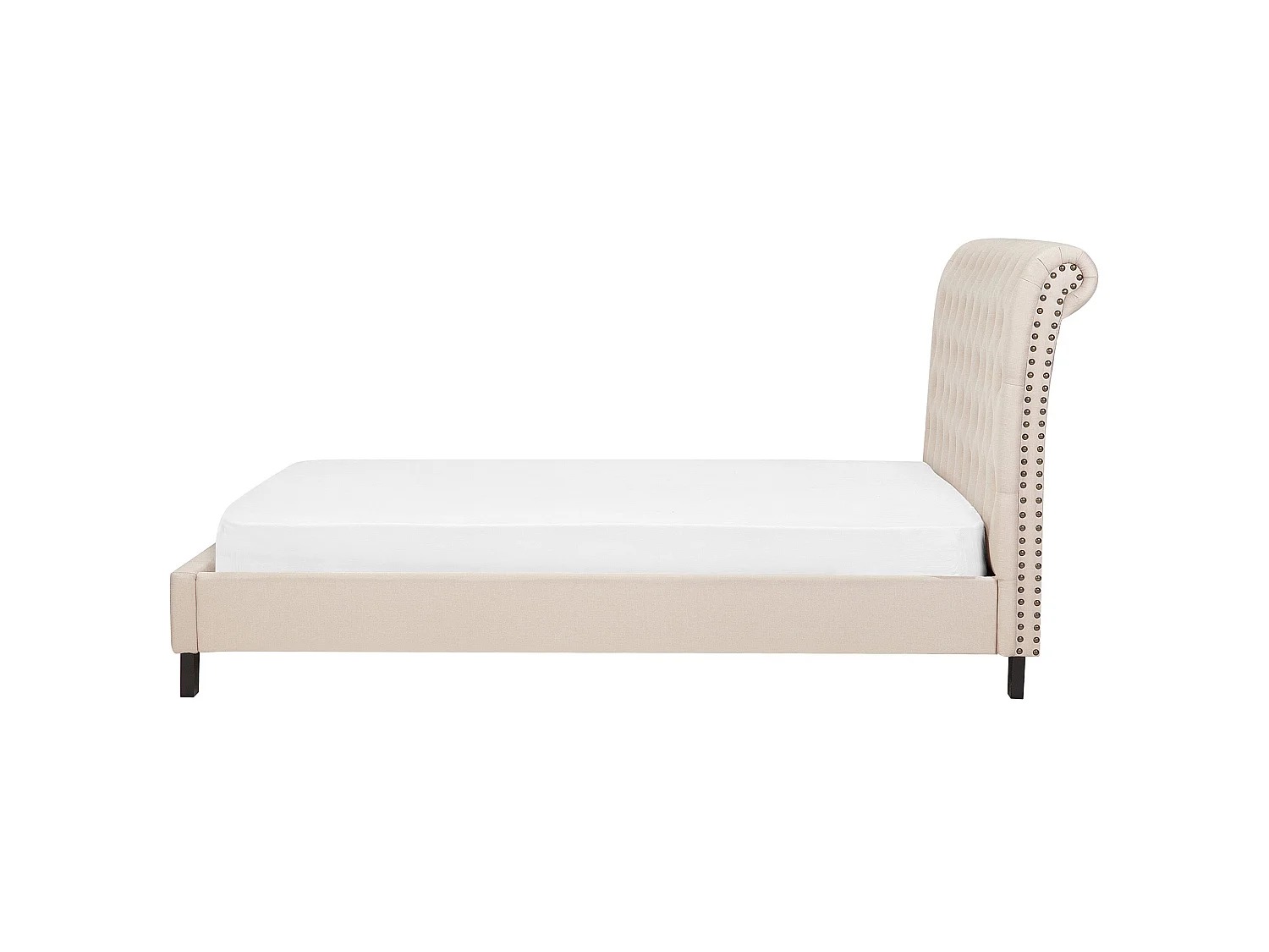 Säng med lamellram REIMS 180 x 200 cm Beige