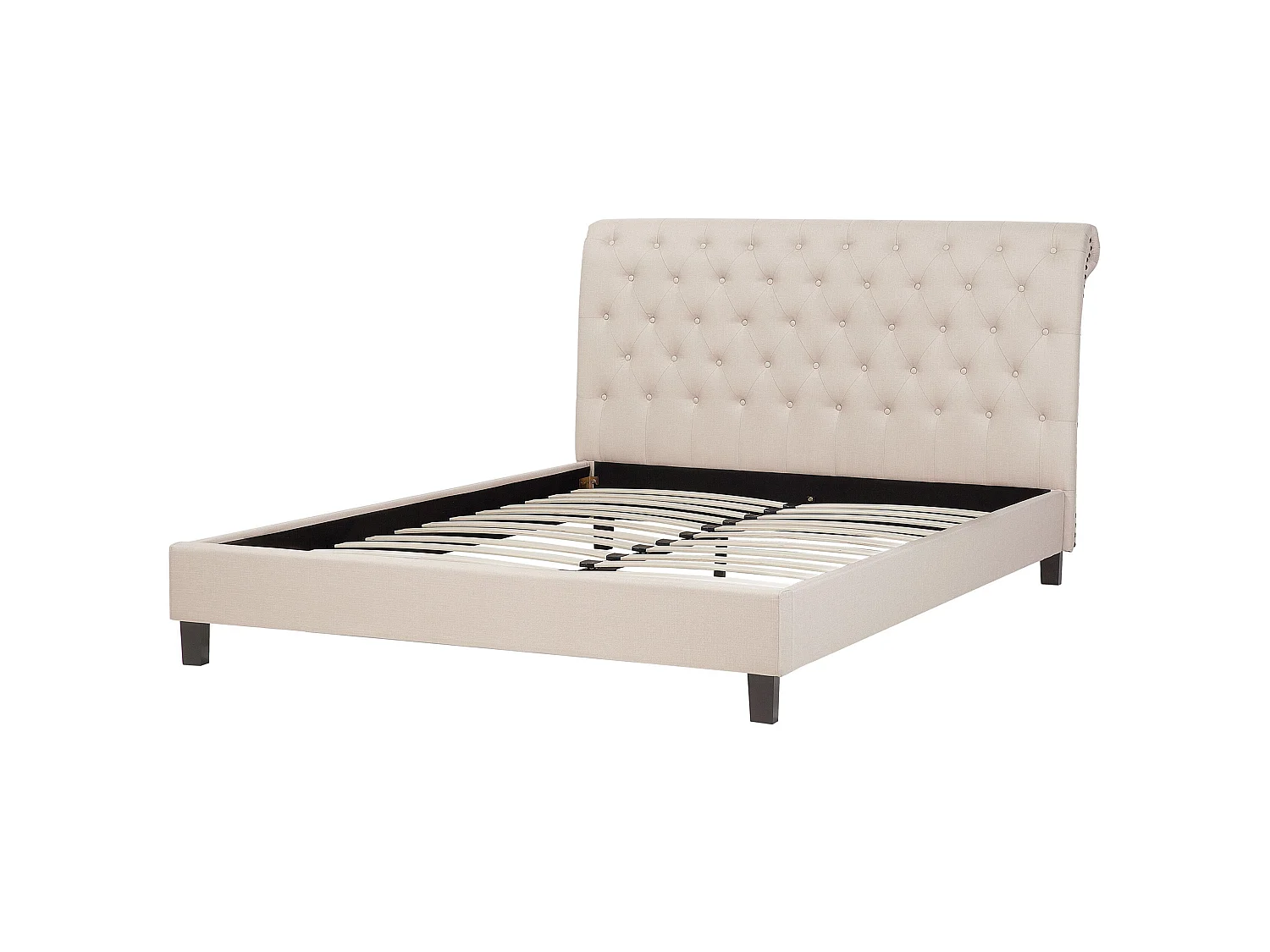 Säng med lamellram REIMS 180 x 200 cm Beige