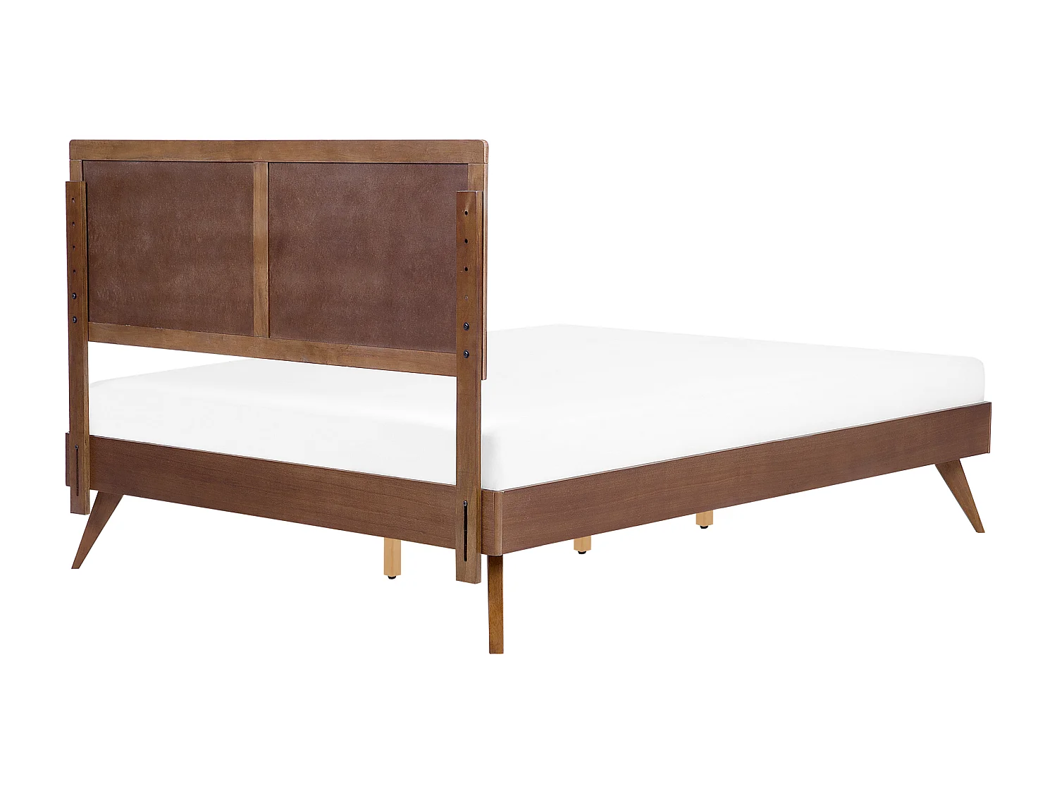 Lit avec sommier ISTRES 160 x 200 cm Frêne foncé