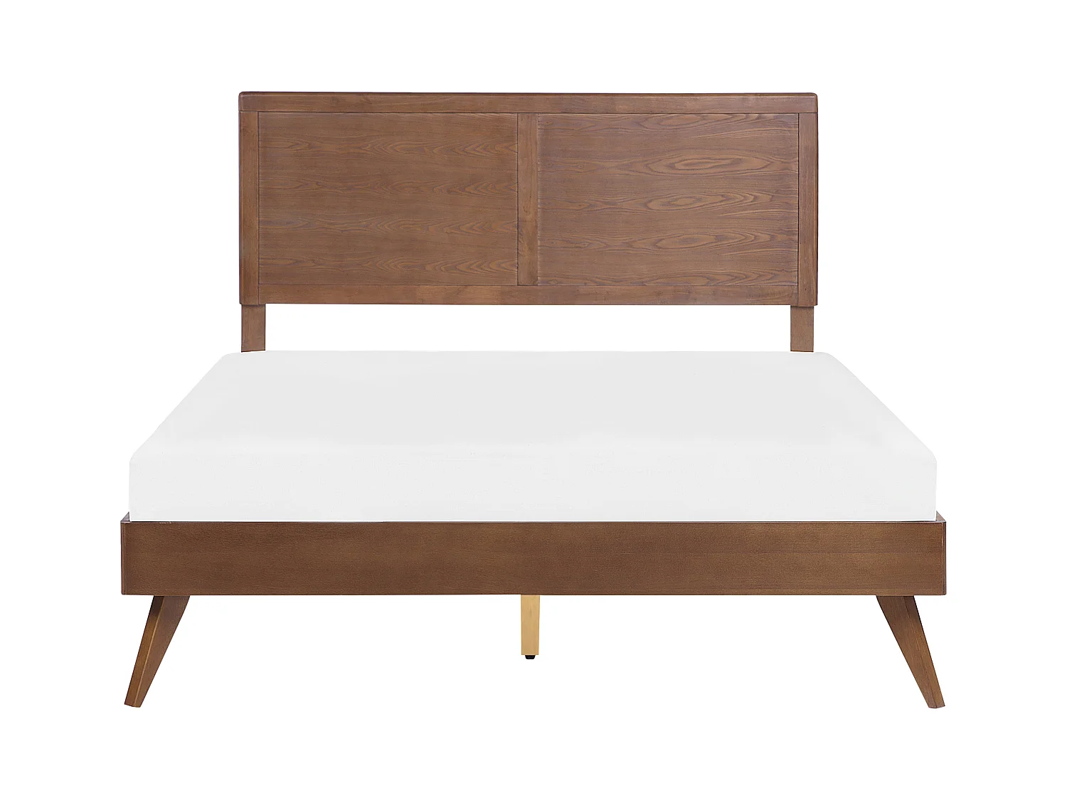 Lit avec sommier ISTRES 160 x 200 cm Frêne foncé