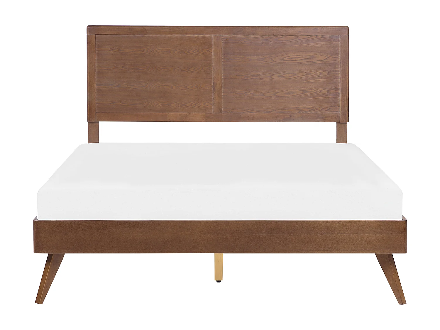 Lit avec sommier ISTRES 160 x 200 cm Frêne foncé