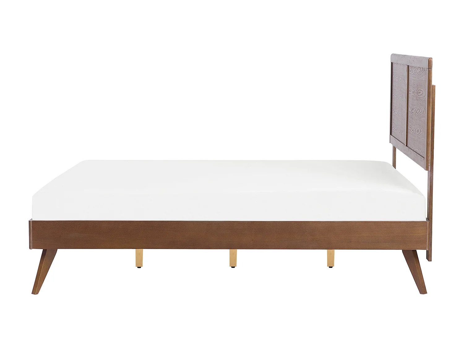 Bett mit Lattenrost ISTRES 160 x 200 cm Dunkle Esche