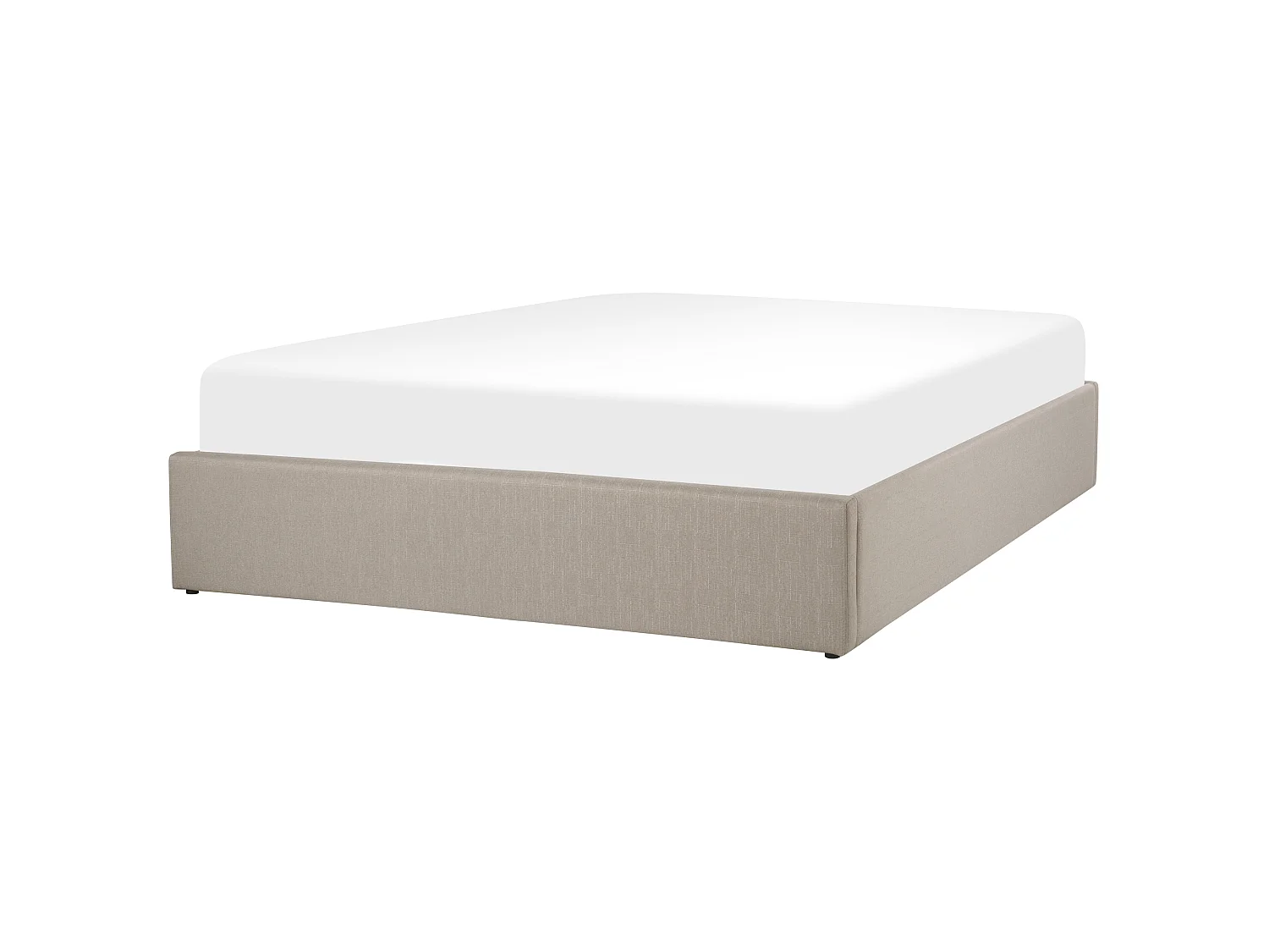 Lit ottoman Tissu DINAN 160 x 200 cm Beige