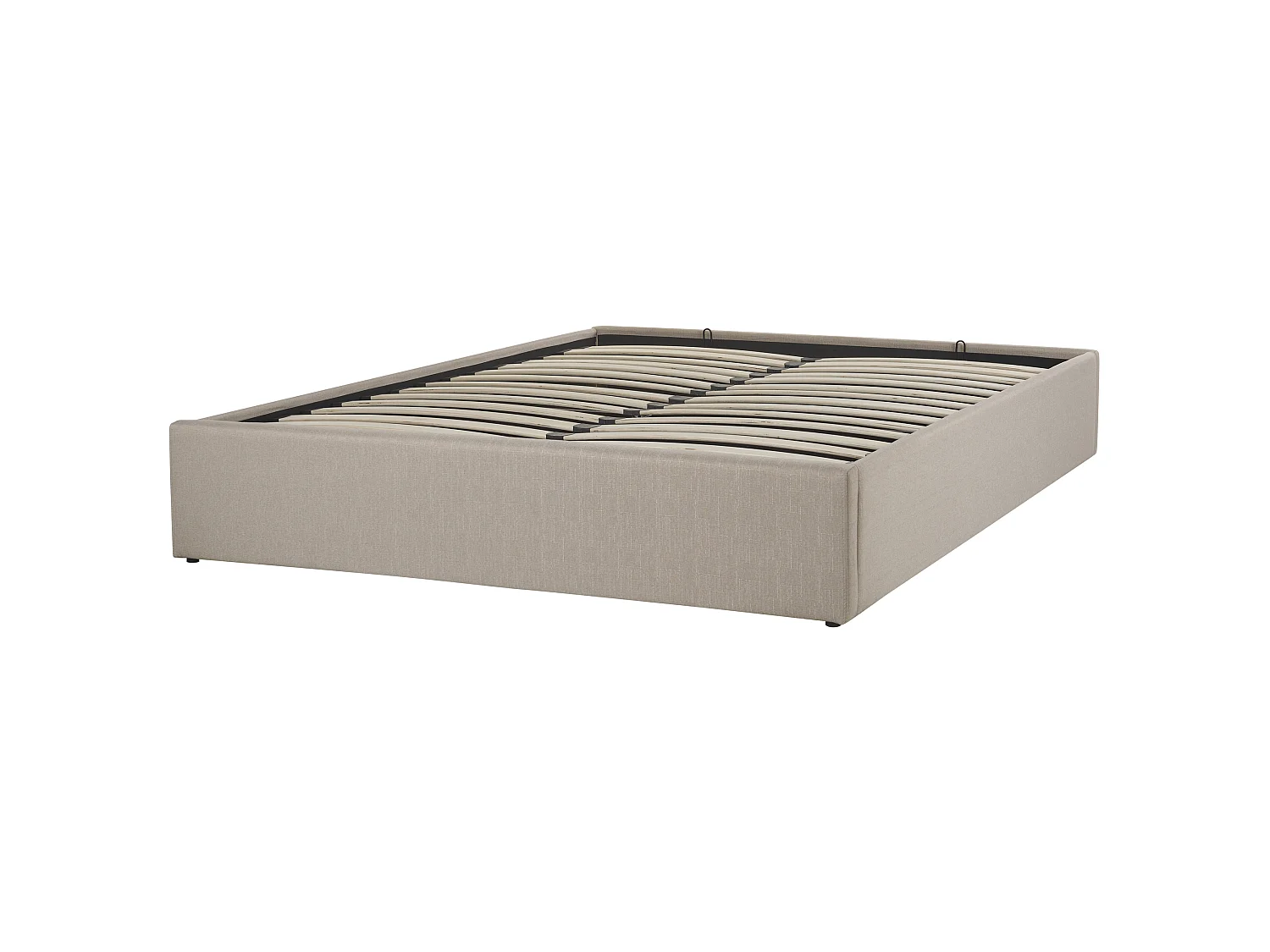 Lit ottoman Tissu DINAN 160 x 200 cm Beige