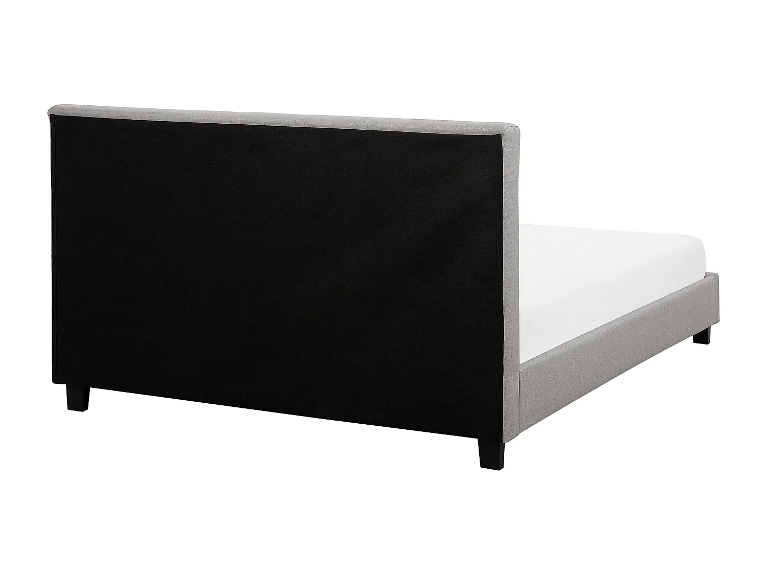 Bed Stof LA ROCHELLE 180 x 200 cm Lichtgrijs