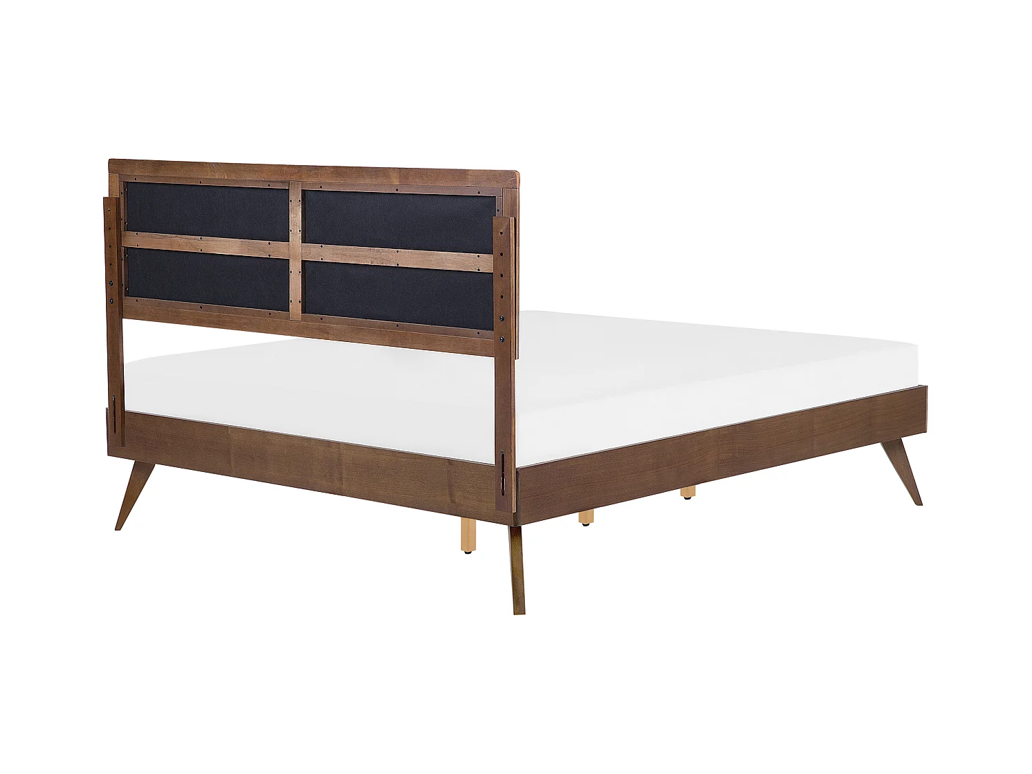 Bed POISSY 160 x 200 cm Donker essenhout