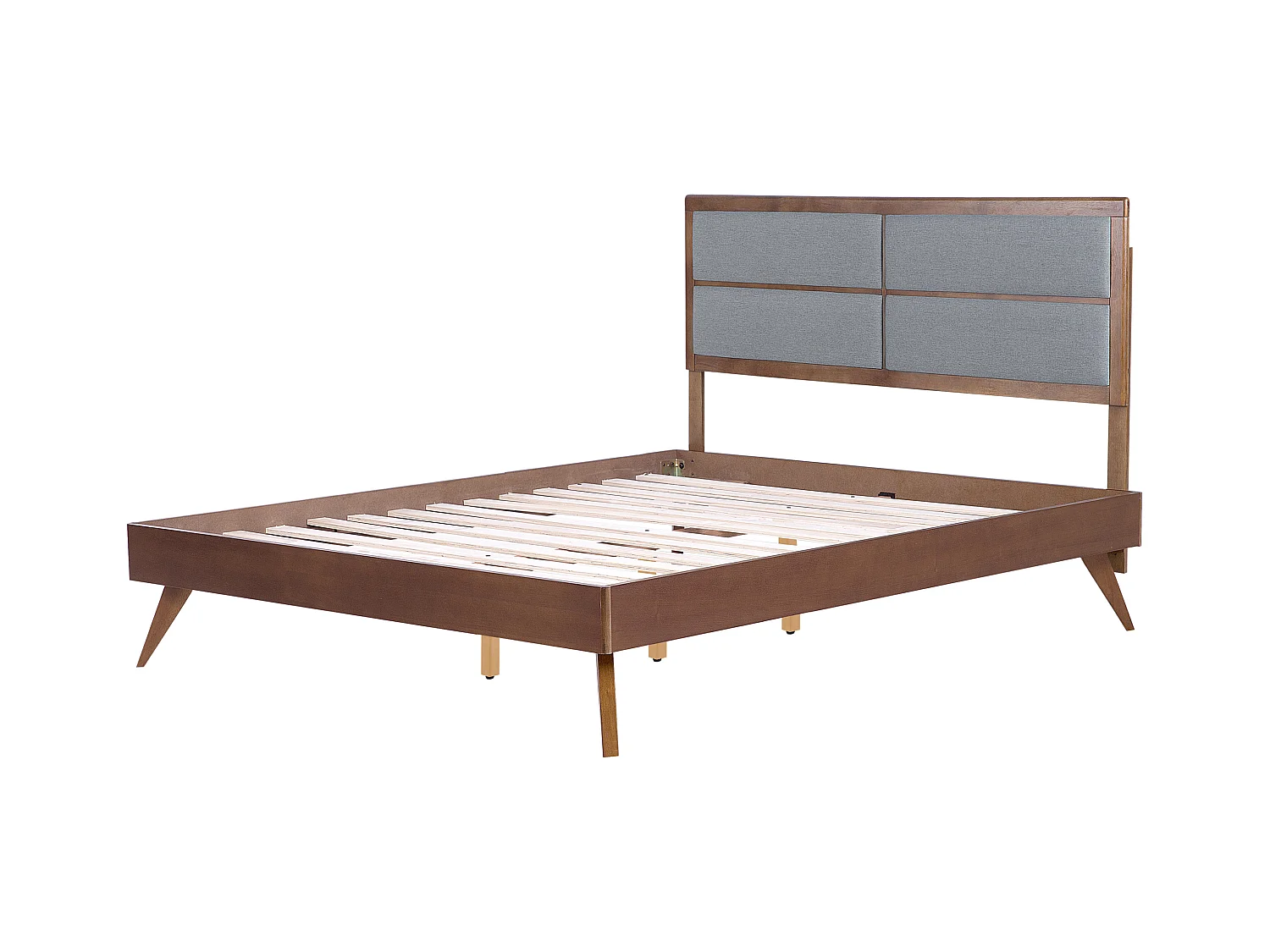 Bed POISSY 160 x 200 cm Donker essenhout