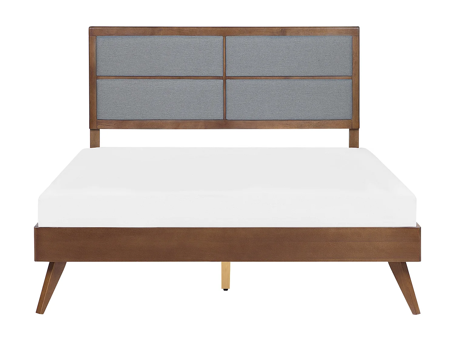 Bed POISSY 160 x 200 cm Donker essenhout
