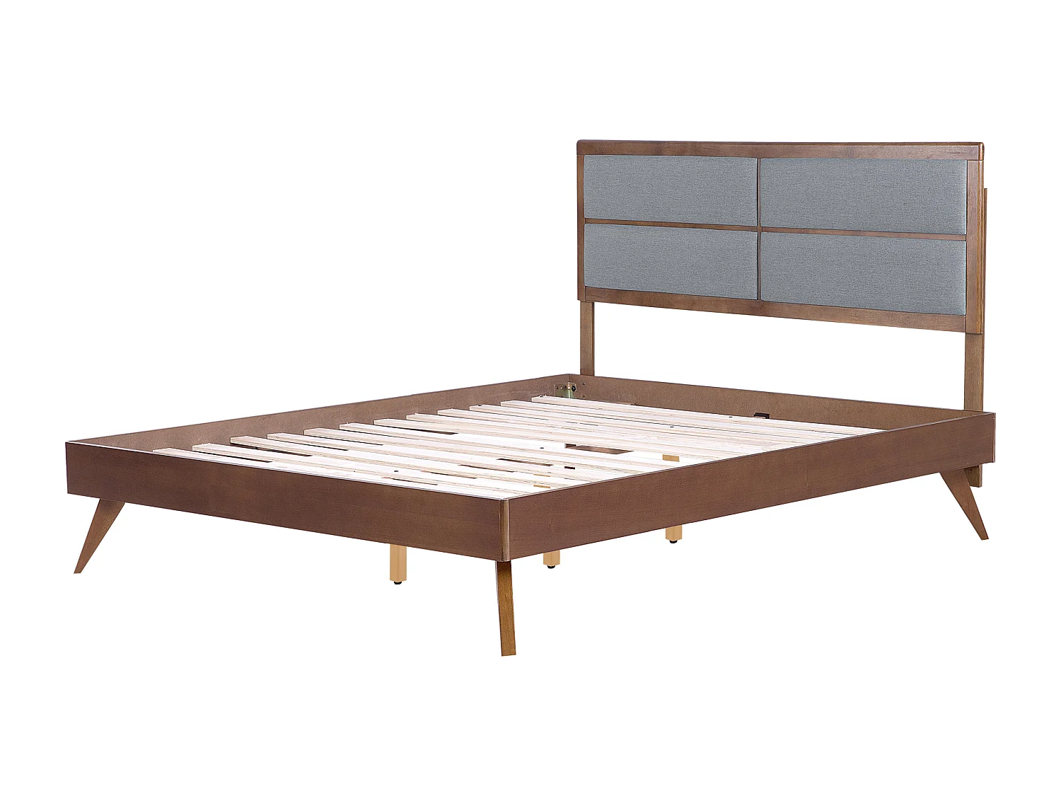 Bed POISSY 160 x 200 cm Donker essenhout