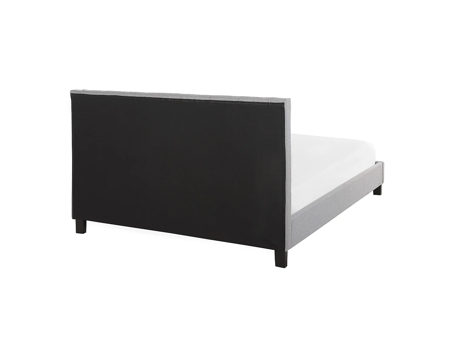 Bed Stof POITIERS 140 x 200 cm Lichtgrijs