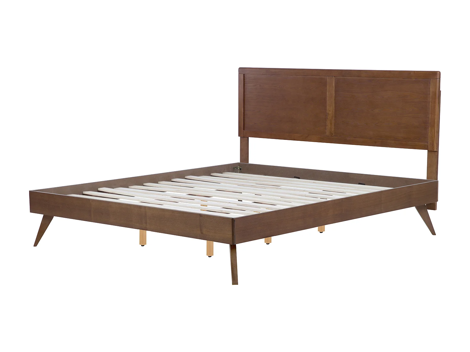 Lit avec sommier ISTRES 180 x 200 cm Frêne foncé