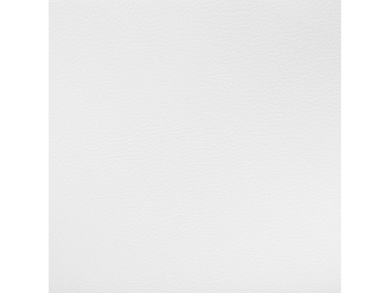 Lit avec sommier Cuir PU METZ 160 x 200 cm Blanc