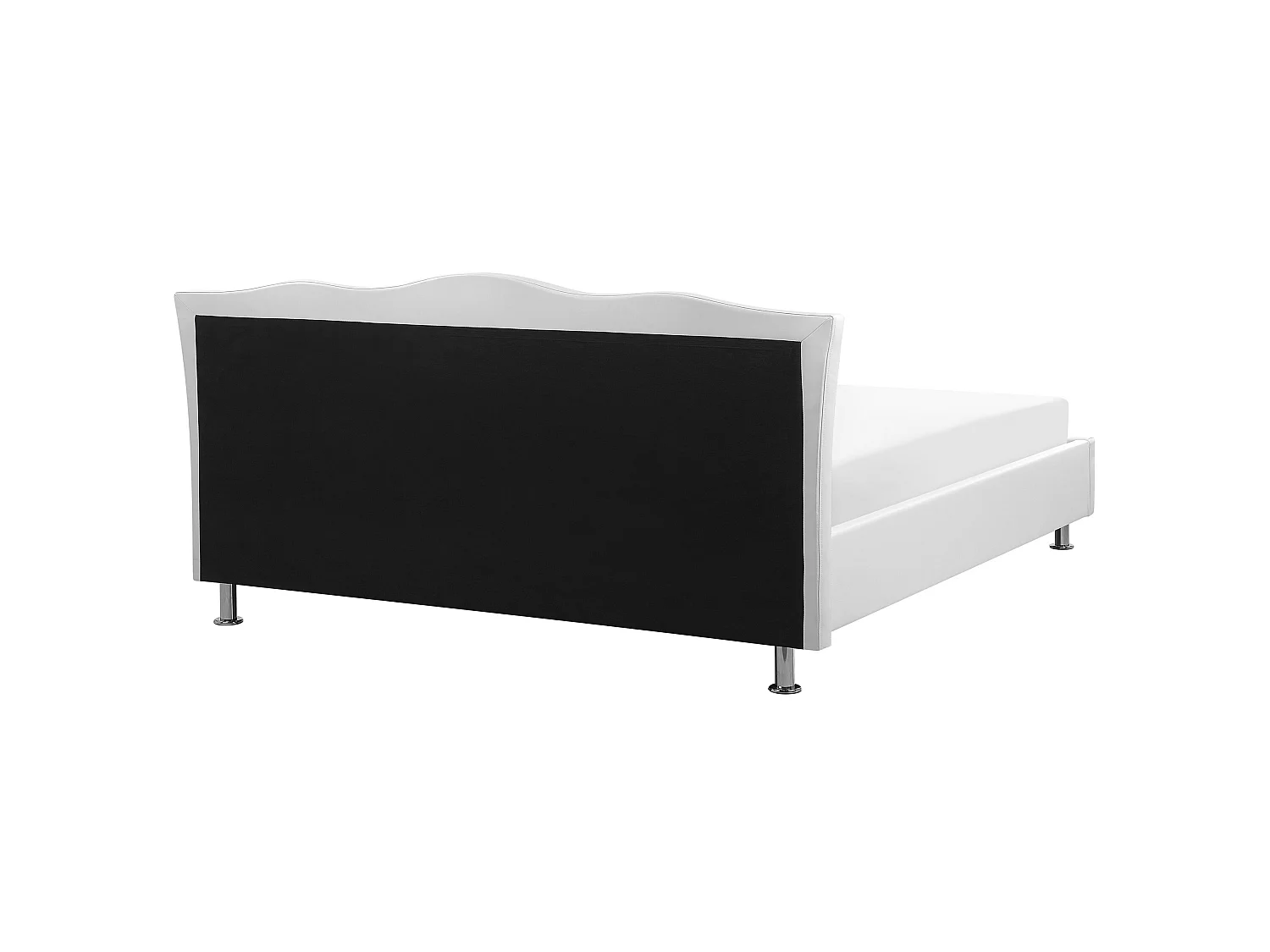Letto Pelle sintetica METZ 160 x 200 cm Bianco