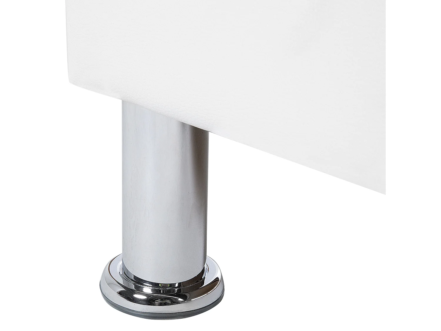Letto Pelle sintetica METZ 160 x 200 cm Bianco