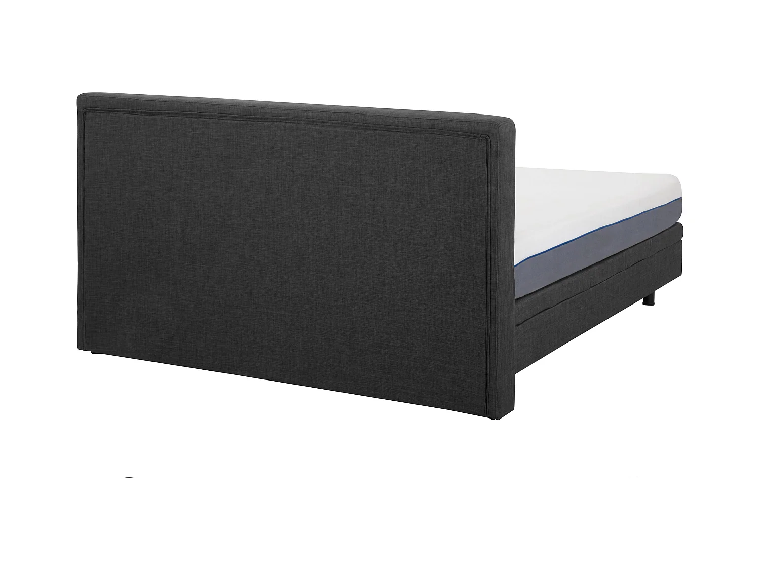 Lit réglable Tissu DUKE 160 x 200 cm Gris foncé
