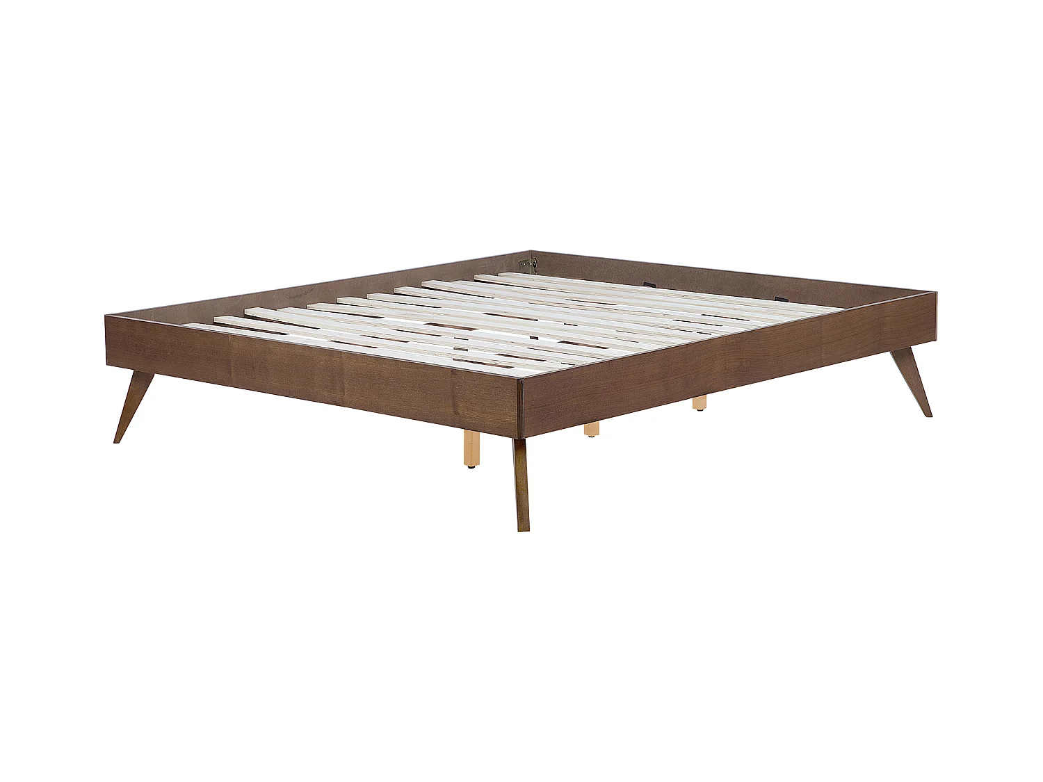 Cama sin cabecero BERRIC 140 x 200 cm Fresno oscuro