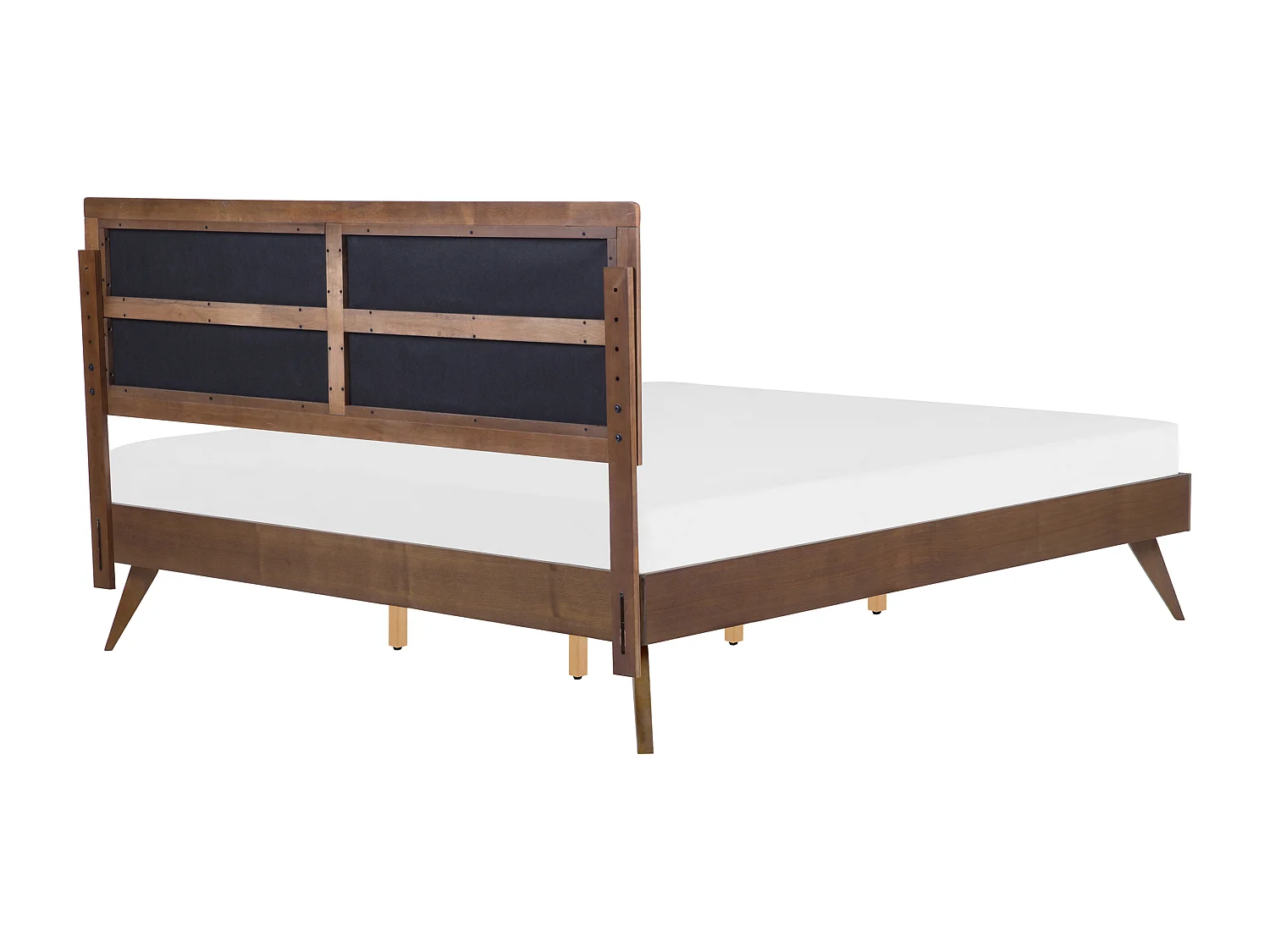 Lit avec sommier POISSY 180 x 200 cm Frêne foncé