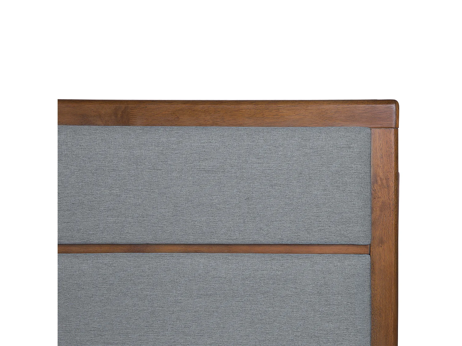 Lit avec sommier POISSY 180 x 200 cm Frêne foncé