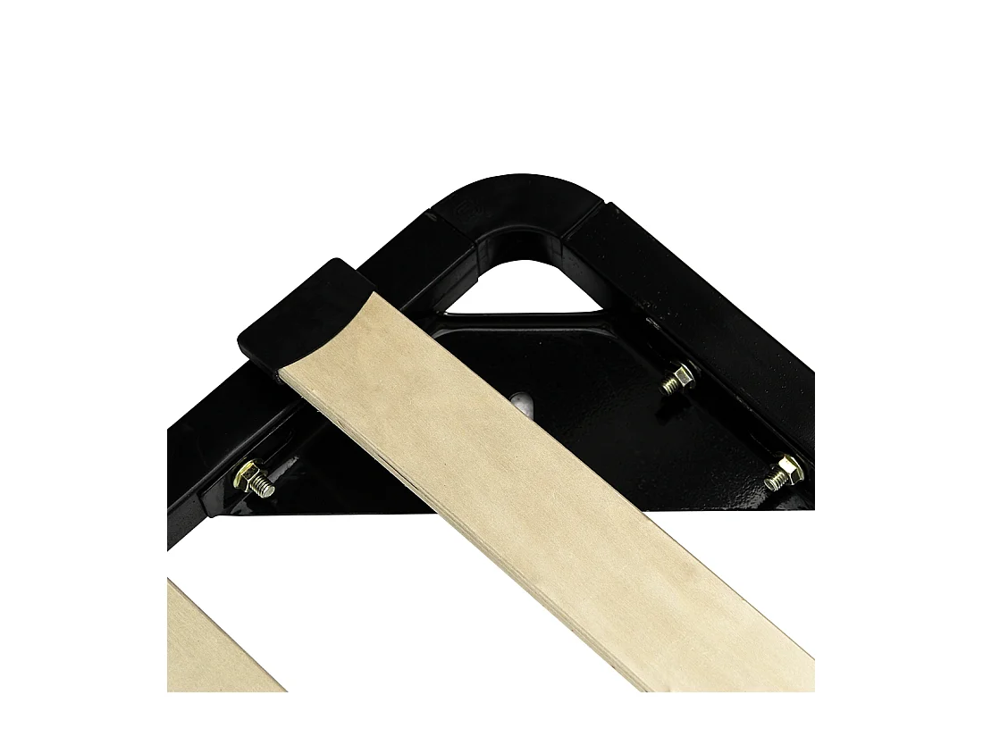 Bed Stof METZ 140 x 200 cm Lichtgrijs