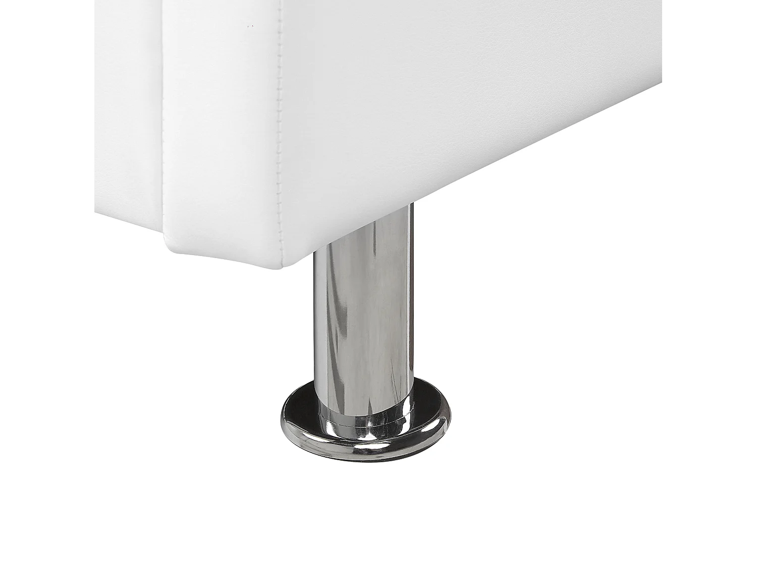 Bed Kunstleer METZ 180 x 200 cm Wit