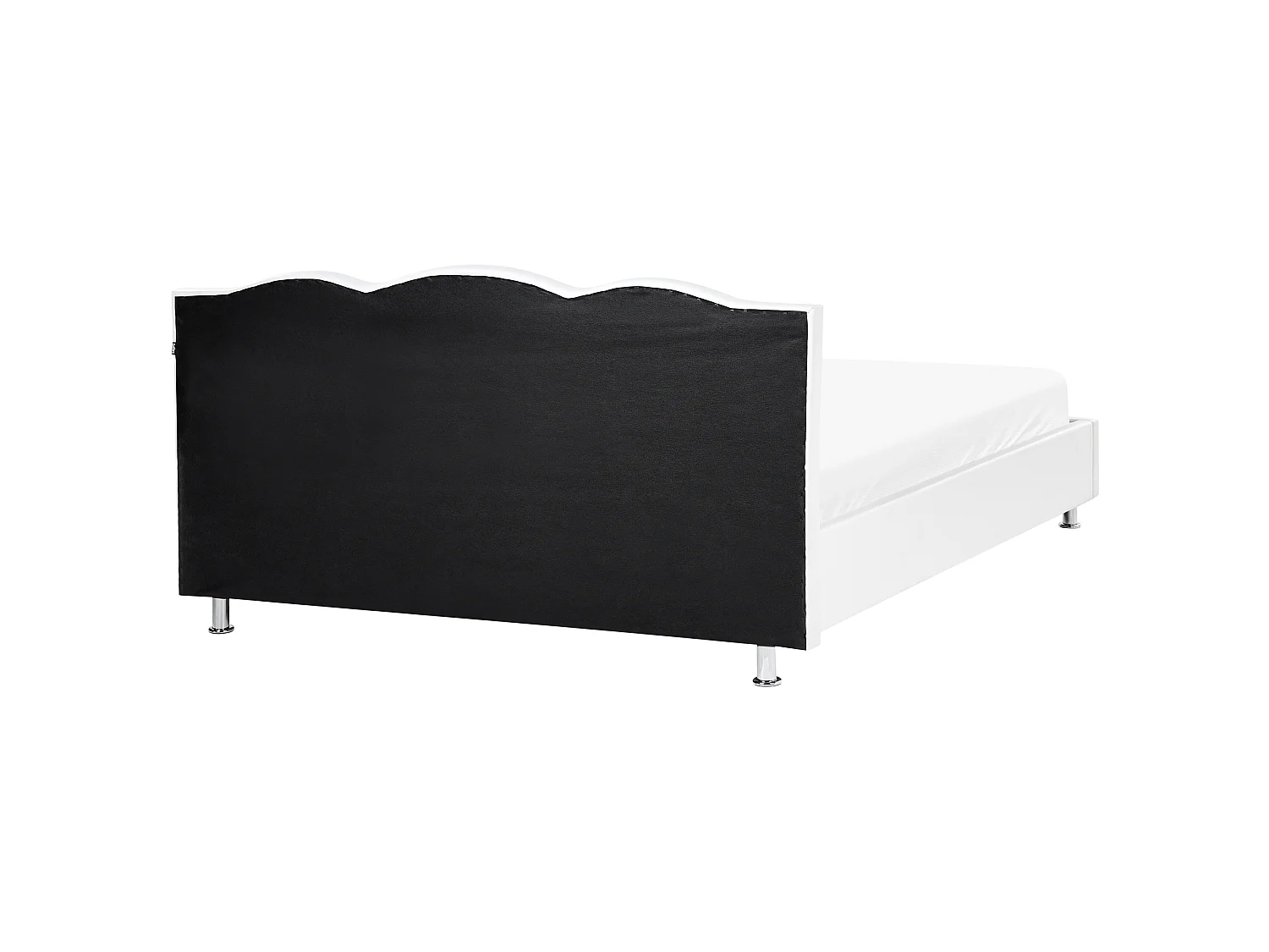 Bed Faux Leather METZ 180 x 200 cm (EU Super King) White
