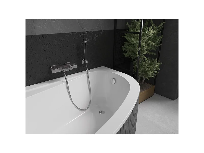 Mexen Westa linker hoekbad 160 x 100 cm, wit - 560116010001