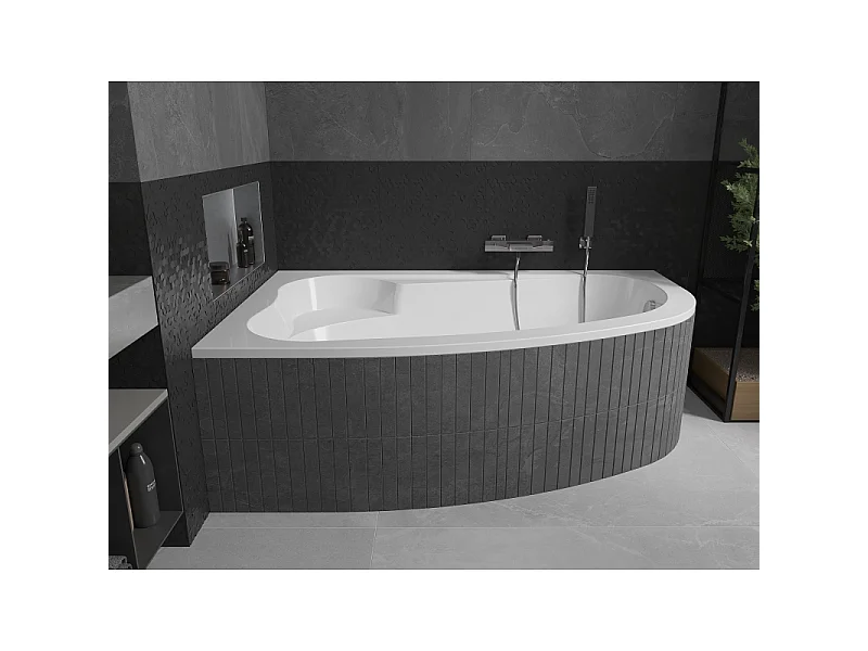 Mexen Westa linker hoekbad 160 x 100 cm, wit - 560116010001