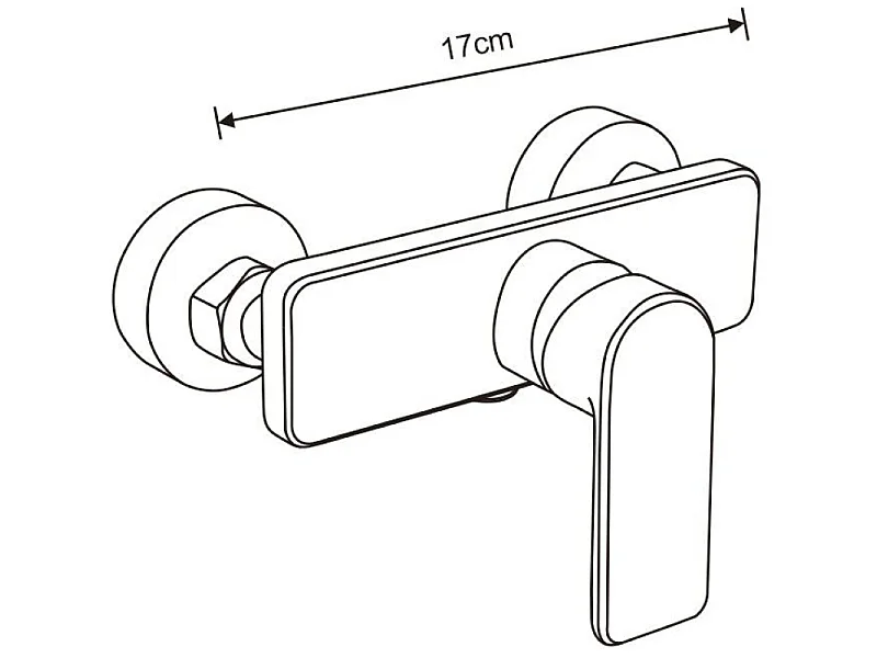 Mexen Cetus bateria prysznicowa, chrom - 744340-00