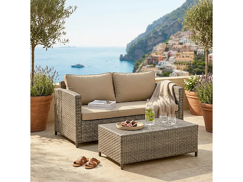 Tempo Style - Divano Kioss Grigio (2 Posti)