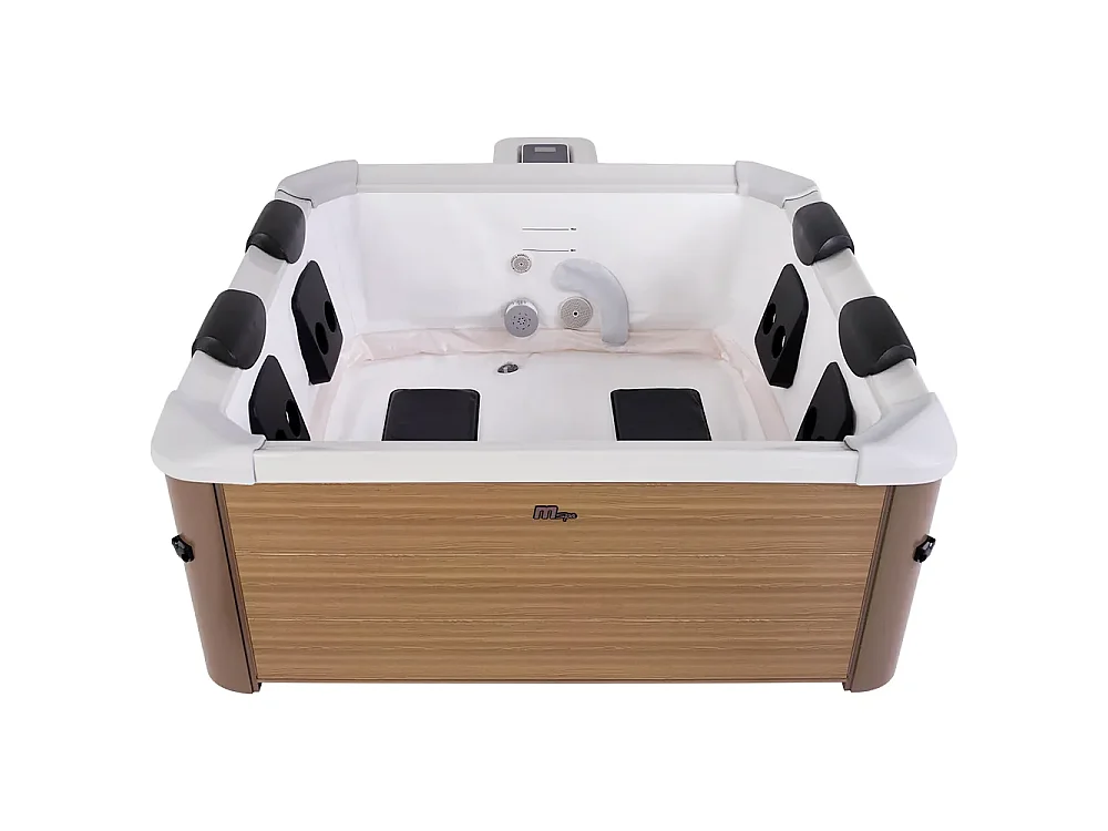Tempo Style - Spa rigida quadrata MSpa Oslo Amber  F-AM063W | Dimensioni 1.60 x 1.60 x 0.65 m