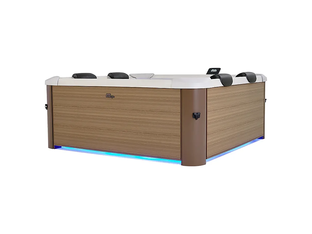 Tempo Style - Spa rigida quadrata MSpa Oslo Amber  F-AM063W | Dimensioni 1.60 x 1.60 x 0.65 m