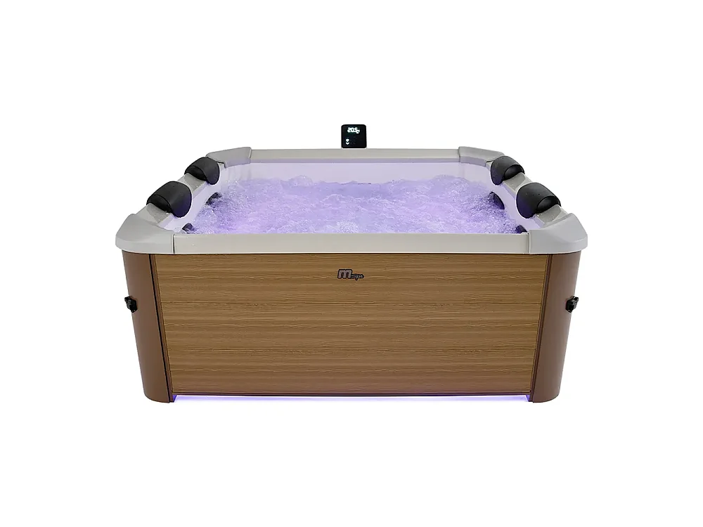 Tempo Style - Spa rigida quadrata MSpa Oslo Amber  F-AM063W | Dimensioni 1.60 x 1.60 x 0.65 m