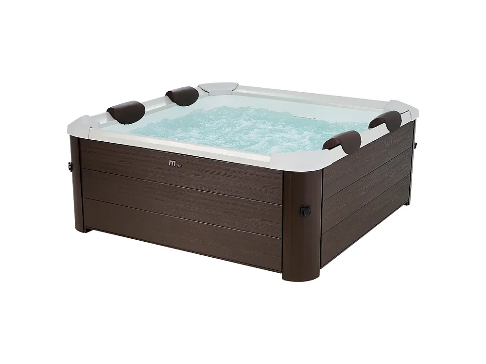 Tempo Style - Spa rigida fuori terra quadrata MSpa Tribeca F-TR062W | Dimensioni 1.6m x 1.6m x 0.65m