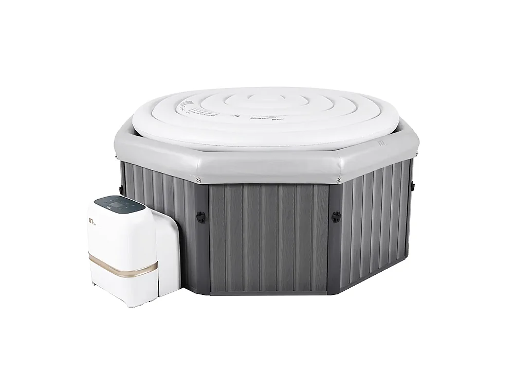 Tempo Style - Vasca Idromassaggio MSpa TUSCANY | 138 getti d'aria a 3 velocità, Riscaldatore, Copertura termica inc. | Dim: 1.93m x 0.73m