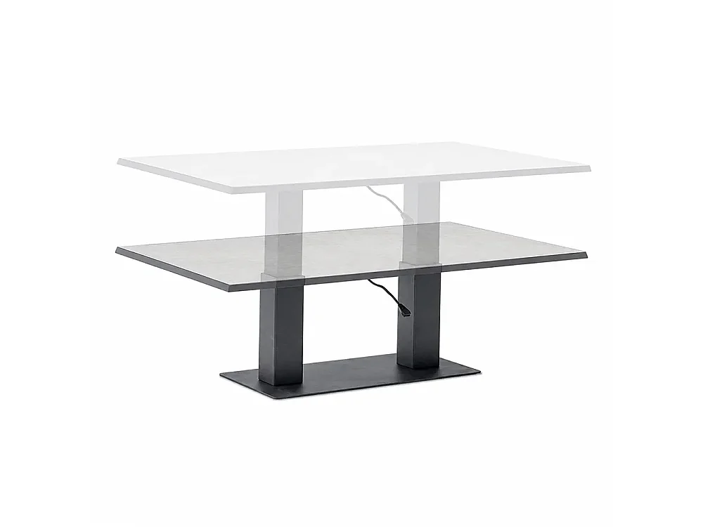 Tempo Style - Salottino KEA in alluminio antracite | Lounge da giardino con divano, tavolo, 2 poltrone e cuscini | Set di mobili giardino da 4 persone