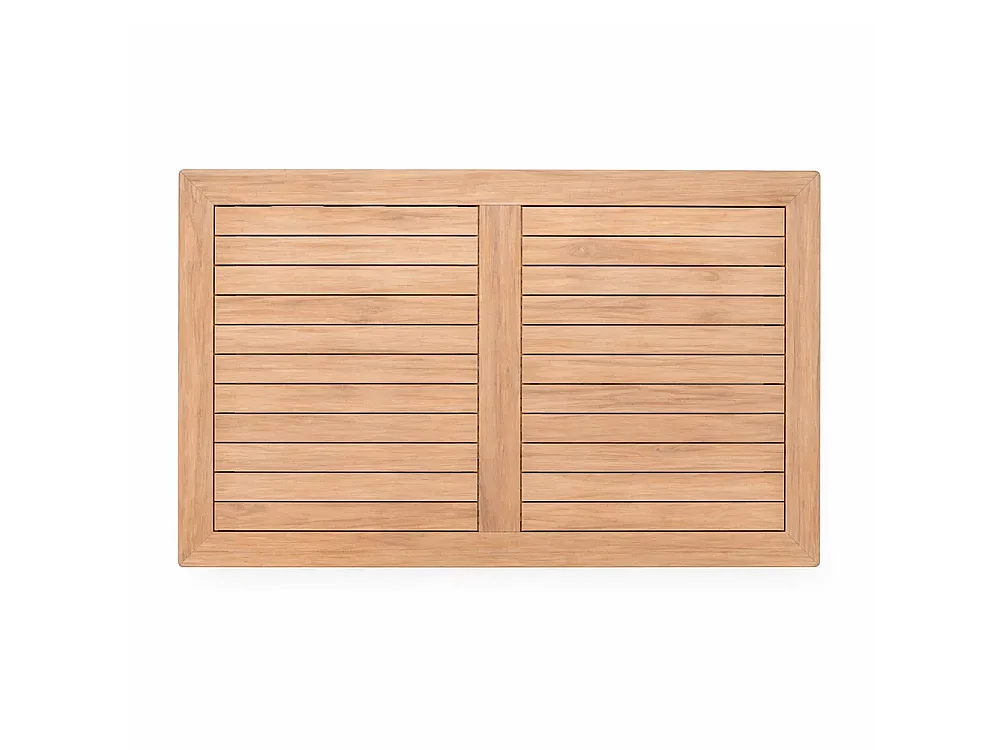 Tempo Style - Tavolo Bar Large in Legno Teak Massello 120x70 cm | Tavolo Alto da Esterno per 6 Persone | Tavolo Cocktail & Snack Professionale