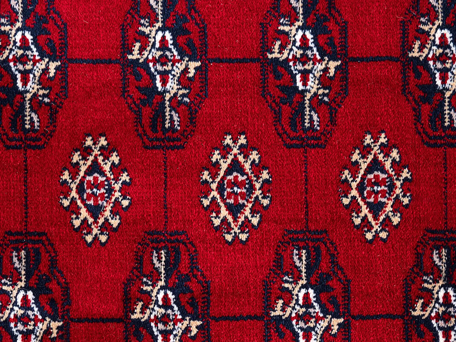 Tapis Dubai Deluxe salon ornement oriental classique, Rouge, 240 x 340 cm