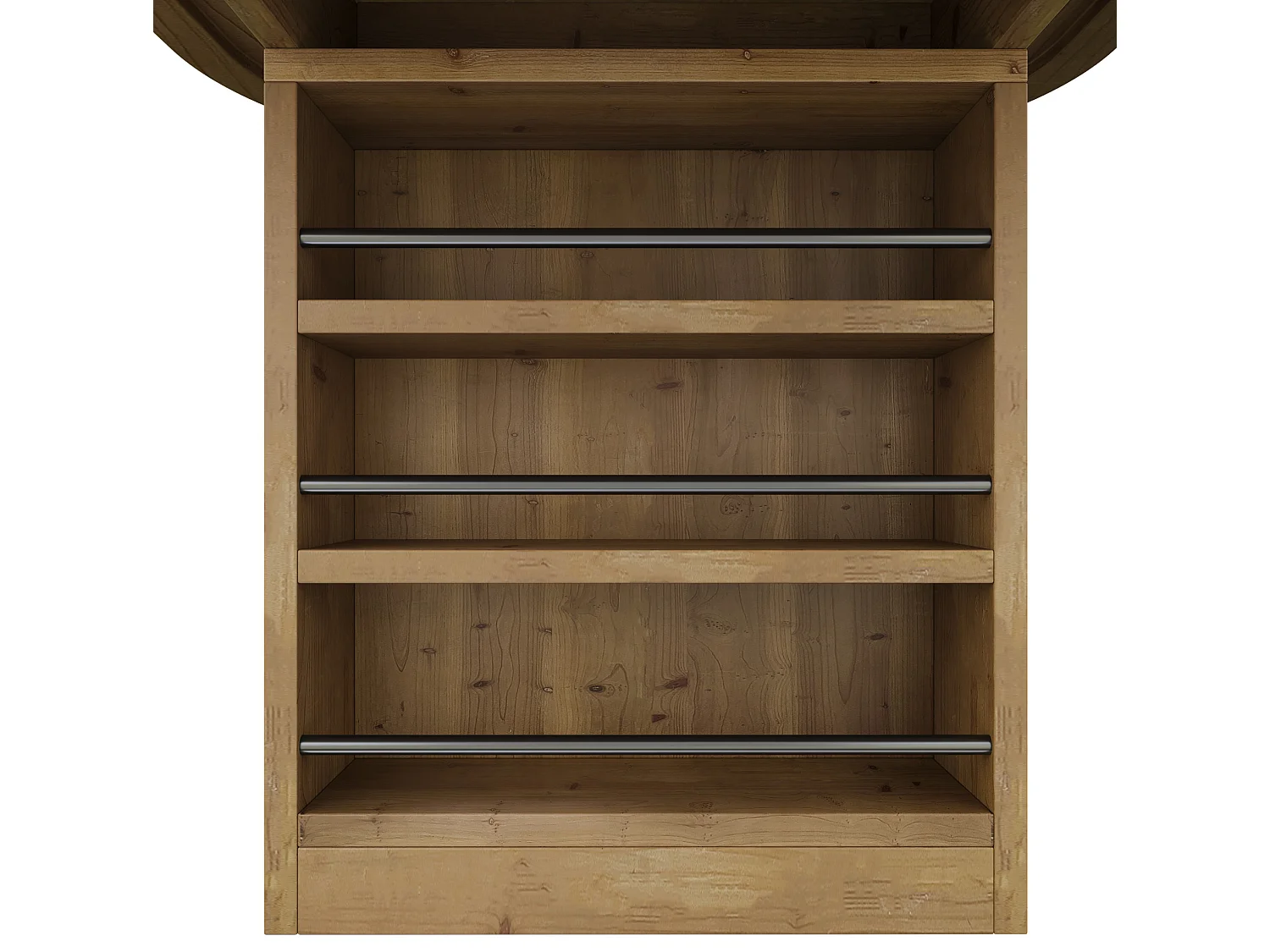 Table à manger extensible 150-200 x 90 cm effet chêne pour 6 à 8 personnes, rangement ouvert et plateau de table épaissi
