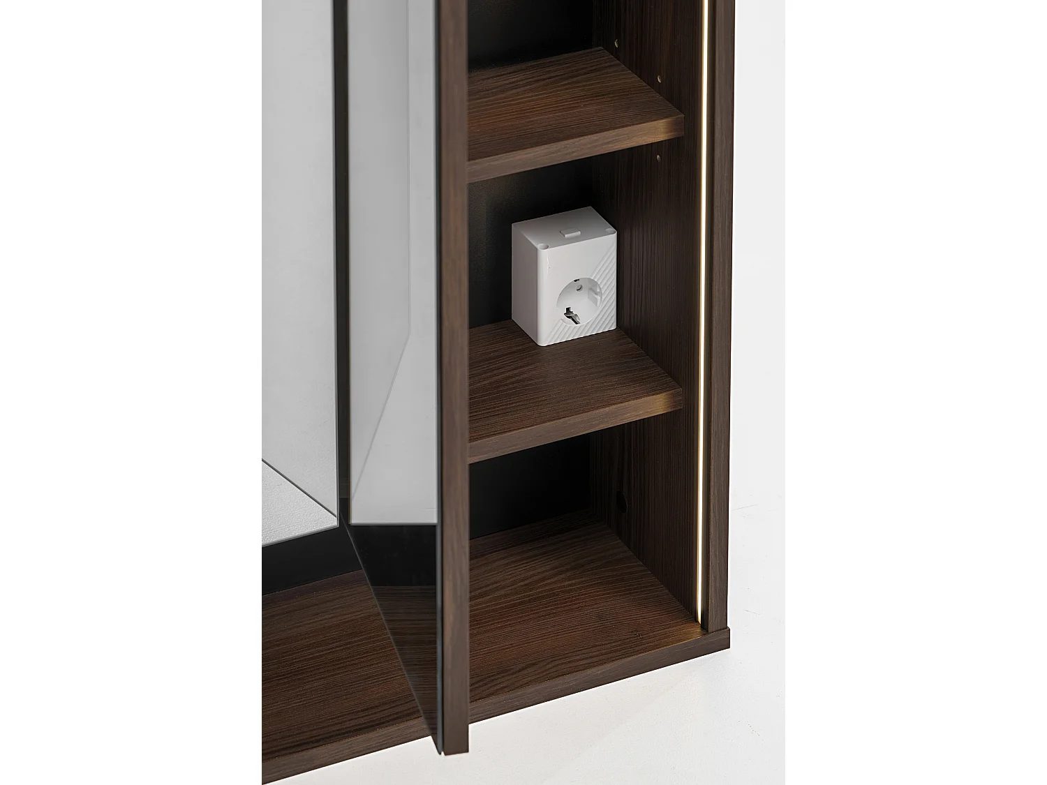 Armoire avec Miroir 100cm 3 Portes DOROTHY RISTRETTO