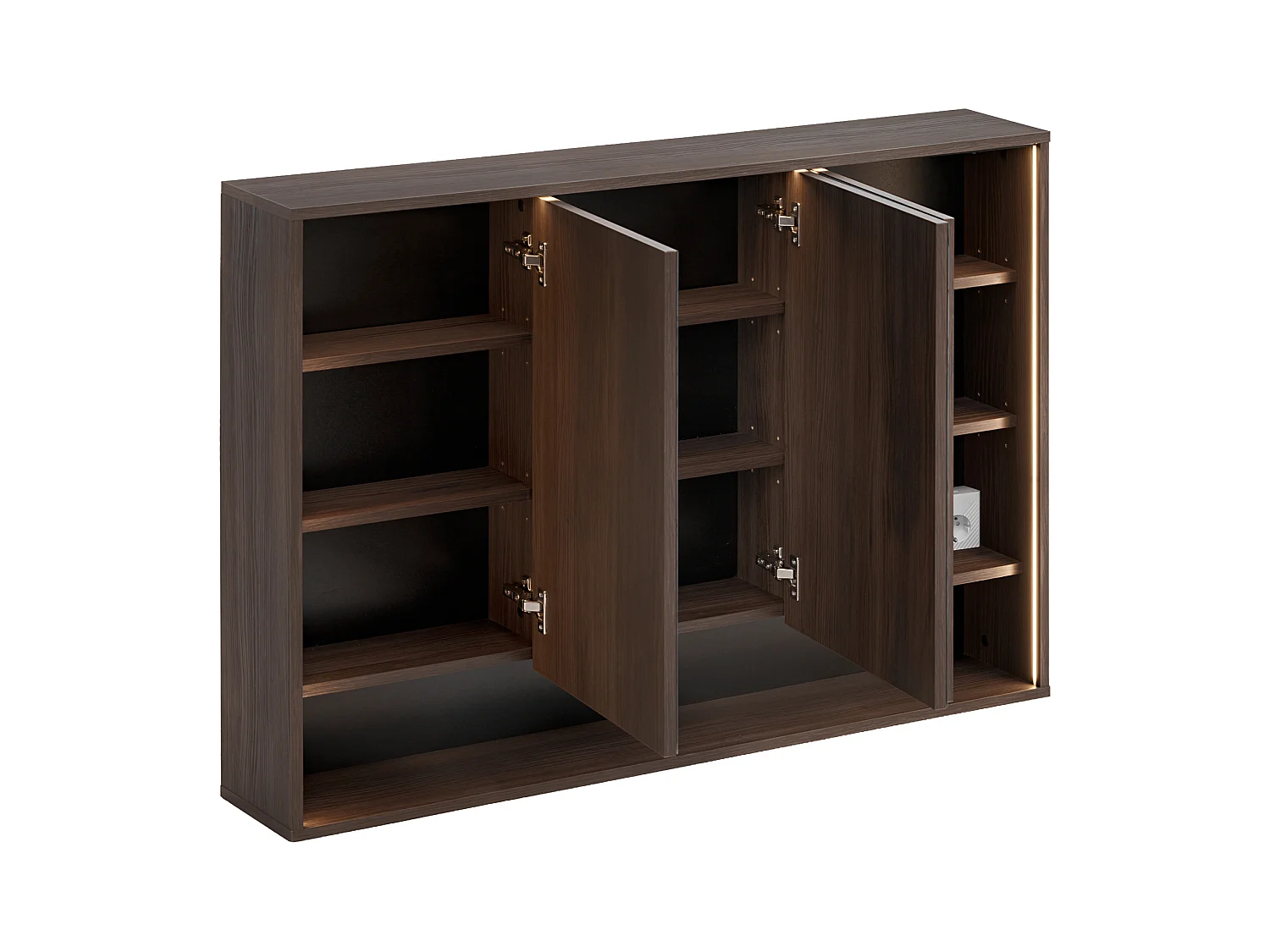 Armoire miroir 120cm 3 portes DOROTHY RISTRETTO